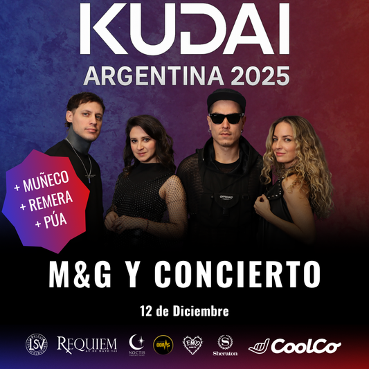 BUNDLE CONCIERTO + MEET AND GREET (12/12) + MUÑECO + CONCIERTO + PÚA
